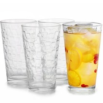 Gibson Home Great Foundations 4-Piece 16 oz. Tumbler Set, Square Pattern - $47.64