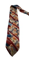 Christian Dior Monsieur Men&#39;s tie necktie Abstract Geometric Design 100% silk - £9.00 GBP