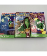 Veggietales VHS Lot Of 3 King George, Larry Boy, Esther - $14.03