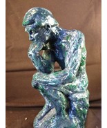 Vintage The THINKER After Sculpture by Rodin Replica 16&quot; High Nude Man P... - $2,041.98 MXN