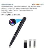 Camera 1080p – Lightweight HD Recorder for Lectures &amp; Daily Use - $44.26 CAD