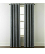 (1) JCP Home Sullivan DENIM BLUE WORN INDIGO Blackout Grommet Curtain 50... - $1,109.52 MXN