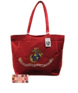 EMBROIDERED USMC US MARINES CORP EGA Heavy Duty TOTE BAG-Beach Travel Sh... - $505.25 MXN
