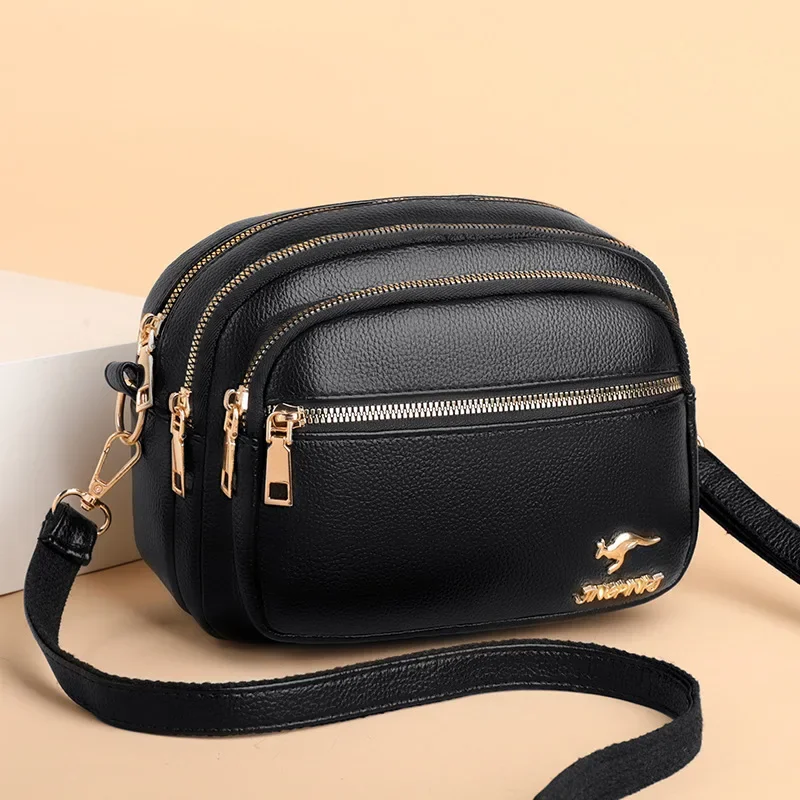 High Quality Soft Leather Purse Fashion Women Shoulder Messenger Bag Mul... - $20.44