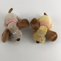 Kennel Kuddlees Puppy Dog Lot 5&quot; Plush Stuffed Animal Vintage Tara Toys 90s - £23.31 GBP
