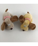 Kennel Kuddlees Puppy Dog Lot 5&quot; Plush Stuffed Animal Vintage Tara Toys 90s - £23.49 GBP