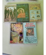 Lot Of 5 Cassettes Tapes Country Music Various Artists Working Honky Ton... - £30.72 GBP