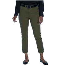 Banana Republic Women&#39;s Plus Size 22 Olive Night Slim Straight Cropped Pants NWT - £15.14 GBP