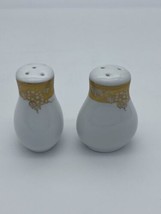 Alpine Cuisine Salt &amp; Pepper Shaker Set Fine Porcelain Germany Grapevine... - £11.94 GBP