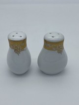 Alpine Cuisine Salt &amp; Pepper Shaker Set Fine Porcelain Germany Grapevine... - $14.99