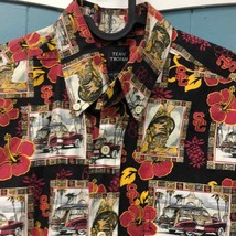 Vtg USC Team Trojan Hawaiian Tropical Button Up Shirt College men’s size... - $55.54