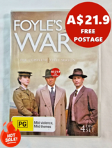 &#39;Foyle&#39;s War&#39; The complete First Season DVD Movie /4 Disc Set for 4 Episode/R4 - £11.05 GBP