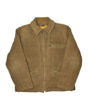 Vintage Limited America Corduroy Jacket Womens M Brown Removeable Liner Zip - £33.98 GBP