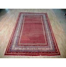 Vintage 7x11 Authentic Hand Knotted Oriental Mir Rug B-72112 - £2,307.10 GBP