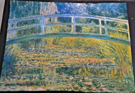 Vintage Art Print  &quot;The Water-Lily Pond&quot; by Claude Monet - £23.19 GBP