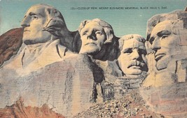 Antique Postcard Mount Rushmore, Black Hills, South Dakota - £3.05 GBP
