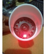 Simulated Dummy White Security Camera Indoor W/ Red Flashing Light - $361.94 MXN