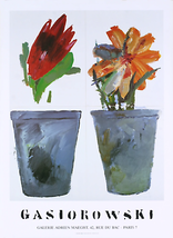 Gerald Gasiorowski Pots De Fleurs #85/86, 1993 - £38.68 GBP