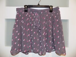 American Eagle Outfitters Fully-Lined Purple Heart Print Mini Skirt Size... - $25.20