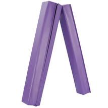 Purple 9Ft Extra Firm Vinyl Balance Beam Folding Gymnastics Beam Tumblin... - £53.77 GBP