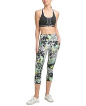 Calvin Klein Womens Performance Printed Cropped Leggings size Small, Lime Zest - £39.05 GBP