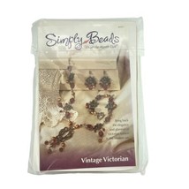 Annie&#39;s Simply Beads Vintage Victorian  Kit Month Club Necklace Earrings... - £13.56 GBP