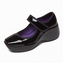 Womans Shoes New Arrivals Fashion Women Spring/Summer Platform Shoes Leather  Sq - £92.46 GBP