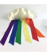 11”x5” Melissa Creation Hollywood California Cloud Rainbow Pillow Ribbons - $8.91