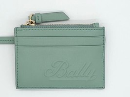 Bally Lenah Bovine Leather Key Ring Card Holder Coin Purse Laguna BNWB - $88.19