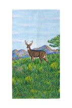 Betsy Drake Deer in Mountains Beach Towel - $60.64