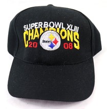 VINTAGE 2008 Super Bowl XLIII Pittsburgh Steelers Adjustable Cap Hat - £15.57 GBP