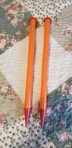 New RED HEART LARGE PLASTIC KNITTING NEEDLES # US 35 - 19 mm - $7.91