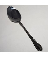 Farberware 18/8 FRW32 Stainless 8.5&quot; Serving Spoon Beaded Daisy Flower Tip - $16.95