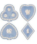 Wedgewood Playing Cards Suits Trinket Pin Dishes Suits Poker Game Jasper... - £32.68 GBP