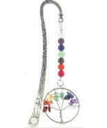 Metal Bookmark with Tree of Life Beaded Charm! - $199.96 MXN