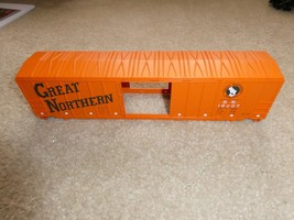 MTH O Scale Factory Sample Orange Great Northern Box Car Shell Body 11.7... - $18.81