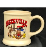 Vintage Souvenir Mug, Nashville, 1980s, McArt Co., Taiwan - $22.18