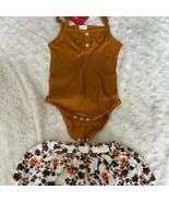New 9-12mo 2pc Ruffle Front Body Suit &amp; Floral Skirt - $28.76 CAD