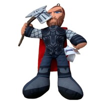 Avengers Thor Marvel Plush Stuffed Animal Doll Toy 10 in Tall Hammer - $9.89