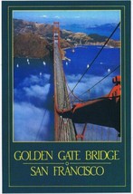 California Postcard San Francisco Golden Gate Bridge Marin County - $2.96