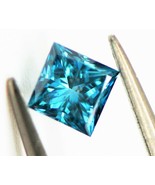 BLUE DIAMOND GEM PRINCESS CUT SHAPE 2mm GENUINE GEMSTONE NATURAL MINI SQ... - $59.95
