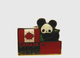 Canada Panda China Flags Animal Collectible Pin Pinback Souvenir Vintage (B) - £11.72 GBP