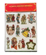 Vintage Victorian Christmas Ornaments Die Cut Gold Stamped Set of 12 New... - $259.58 MXN