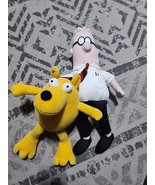 Vintage 16&quot; Dilbert 10&quot; RaTbert Plush Toy Stuffed Animal Scott Adams Comic - $14.54