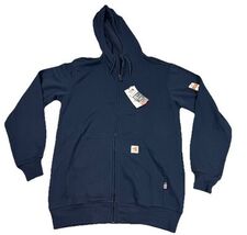Carhartt Hoodie FR Flame Resistant Mens Medium Tall Loose Midweight Full... - €42,96 EUR