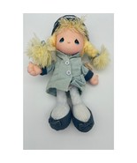 Vintage Applause Precious Moments Frannie Plush Blonde Rag Doll 1988 With Tag