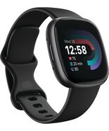 Fitbit Versa 4 Fitness Smartwatch (S &amp; L Bands Included) - Black/Graphite - $143.96