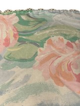 Vintage  MARTEX Monet&#39;s WATER LILIES QUEEN Flat Sheet - $551.02 MXN