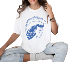 Even Cowgirls Get The Blues Sweatshirt, Vintage Cowgirl sweatshirt, vint... - $21.78