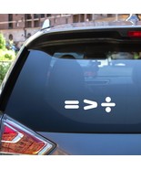 Equality Car Decal | = ÷ Sticker | Equality is Greater than Division | L... - $4.92 CAD+